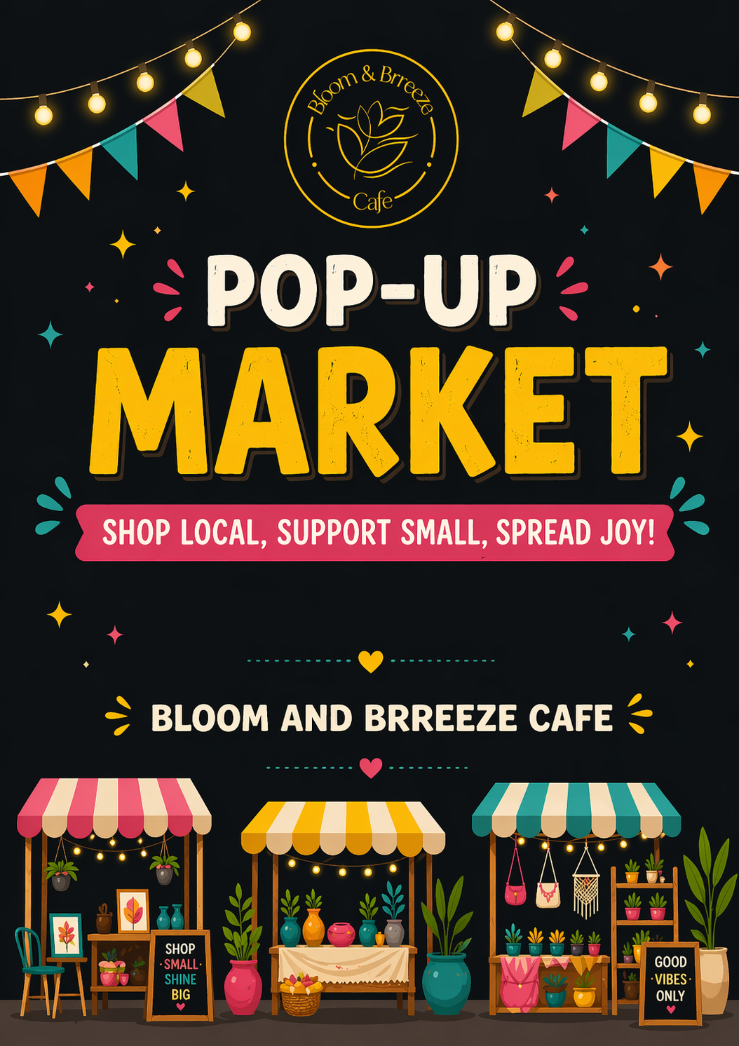 Local Flea Market at Bloom Breeze Cafe