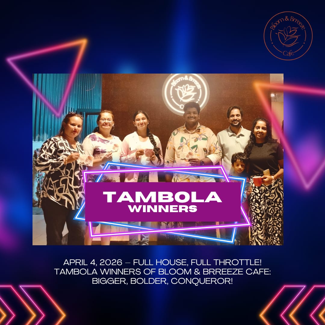 Tambola Night at Bloom Breeze Cafe Bangalore
